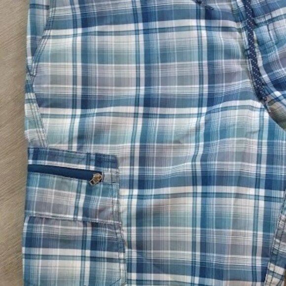 Mens Columbia Plaid Shorts - Picture 4 of 5